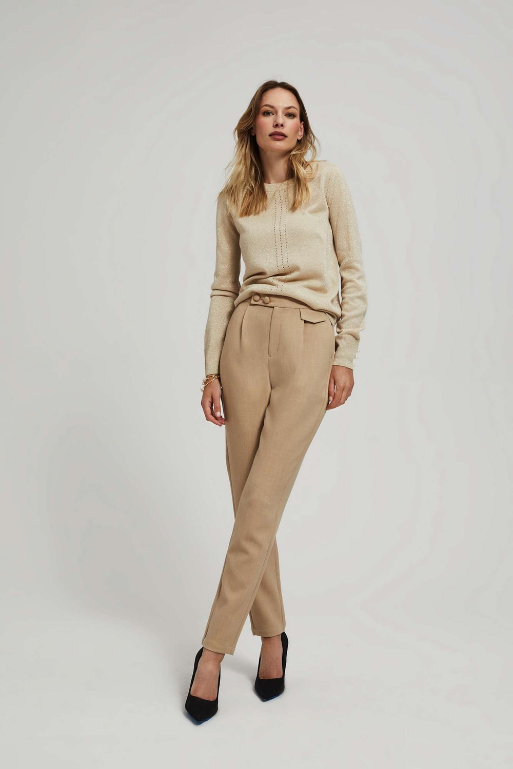 Marisse Sweater With Openwork Decoration