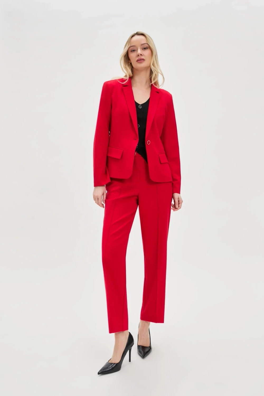 Marisse Women's Jacket L-Mr-4609 Red