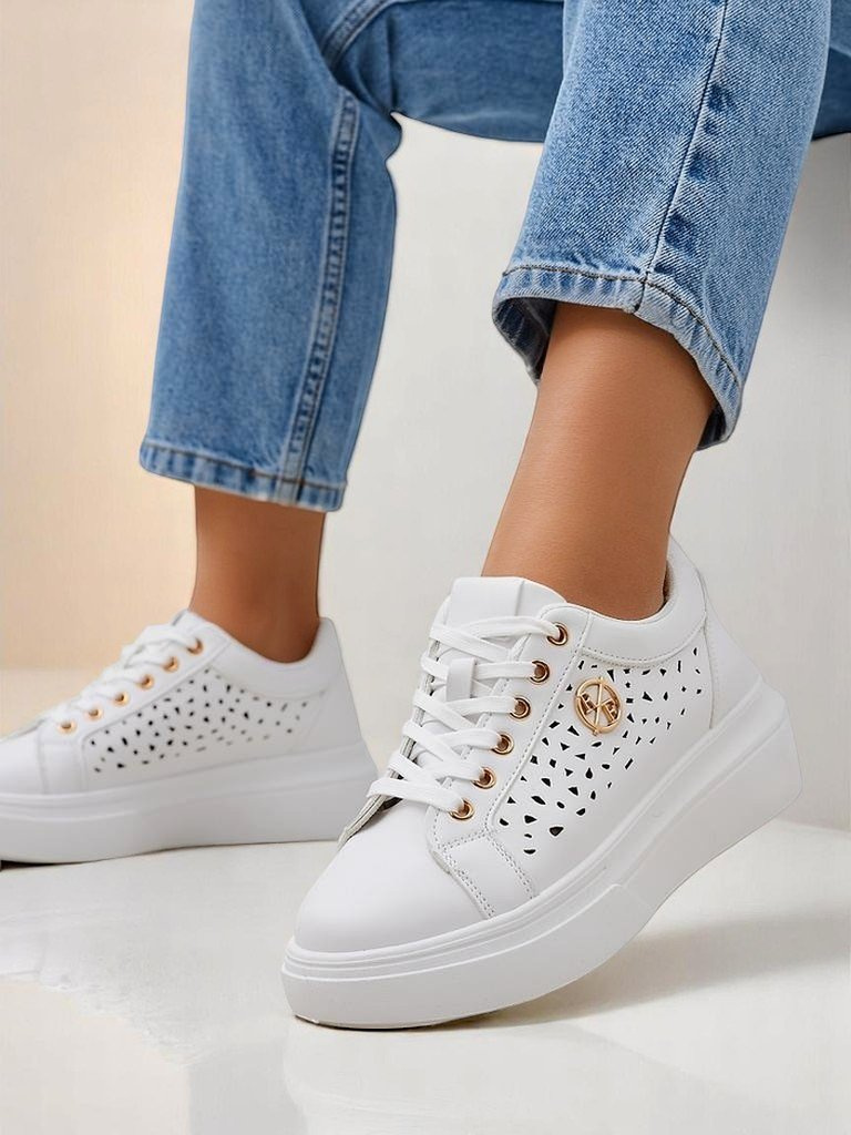 Resti Womens Lacy Sports Sneakers Leopess