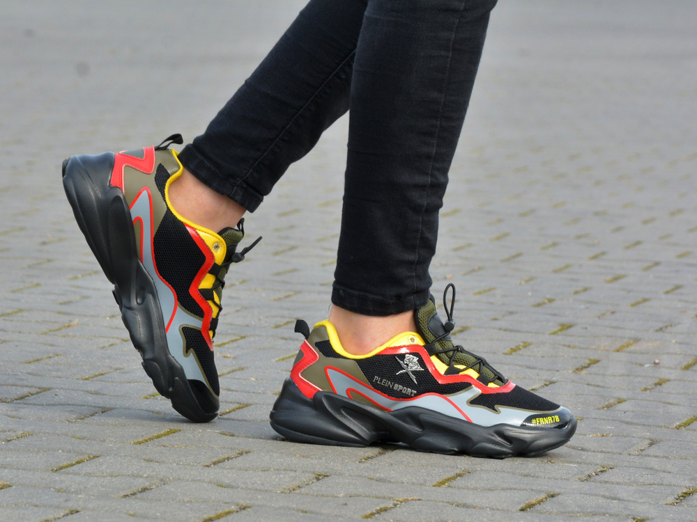 PLEIN SPORT Plein - Спортни маратонки с лога на Runner