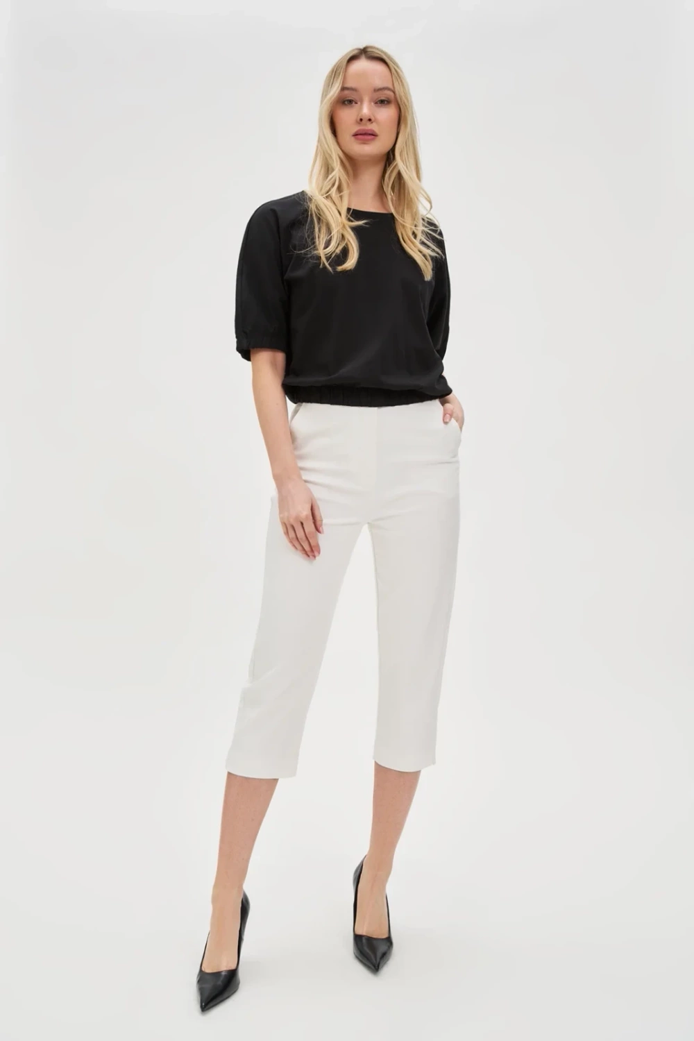 Marisse Women's T-Shirt L-Ts-4618 Black