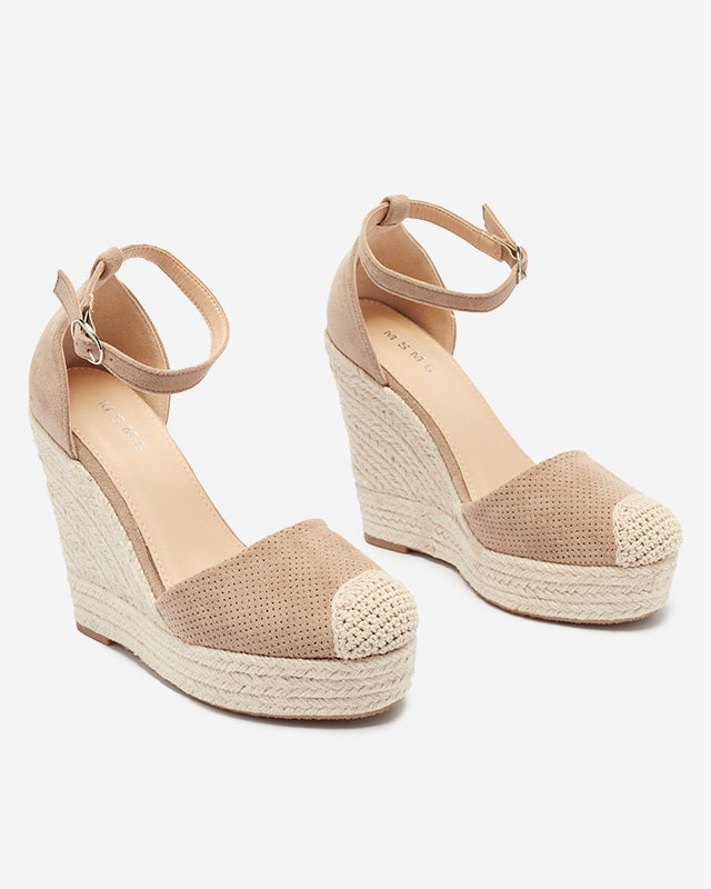 Resti Brown women's Meylasi platform sandals