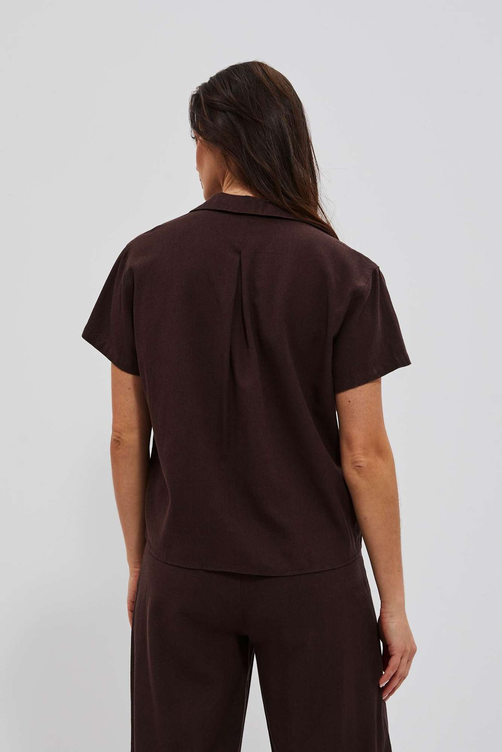 Marisse Women's Shirt L-Ko-4054 D.Oak