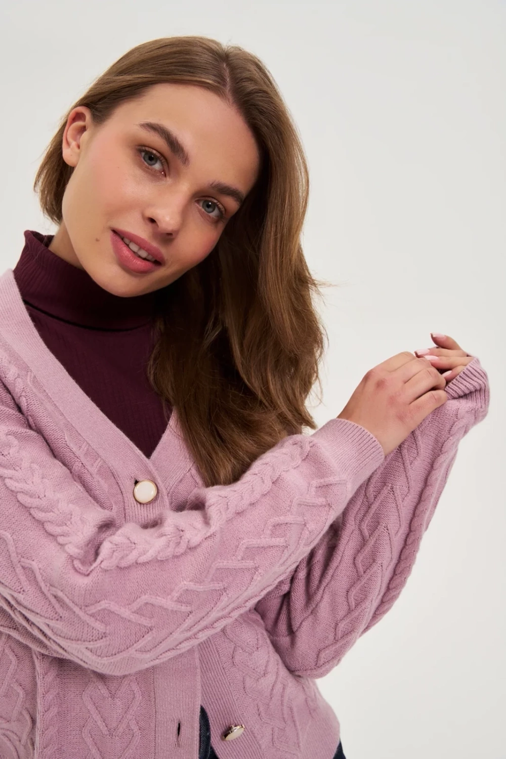 Marisse WOMEN'S SWEATER Z-SW-4826 L.PINK