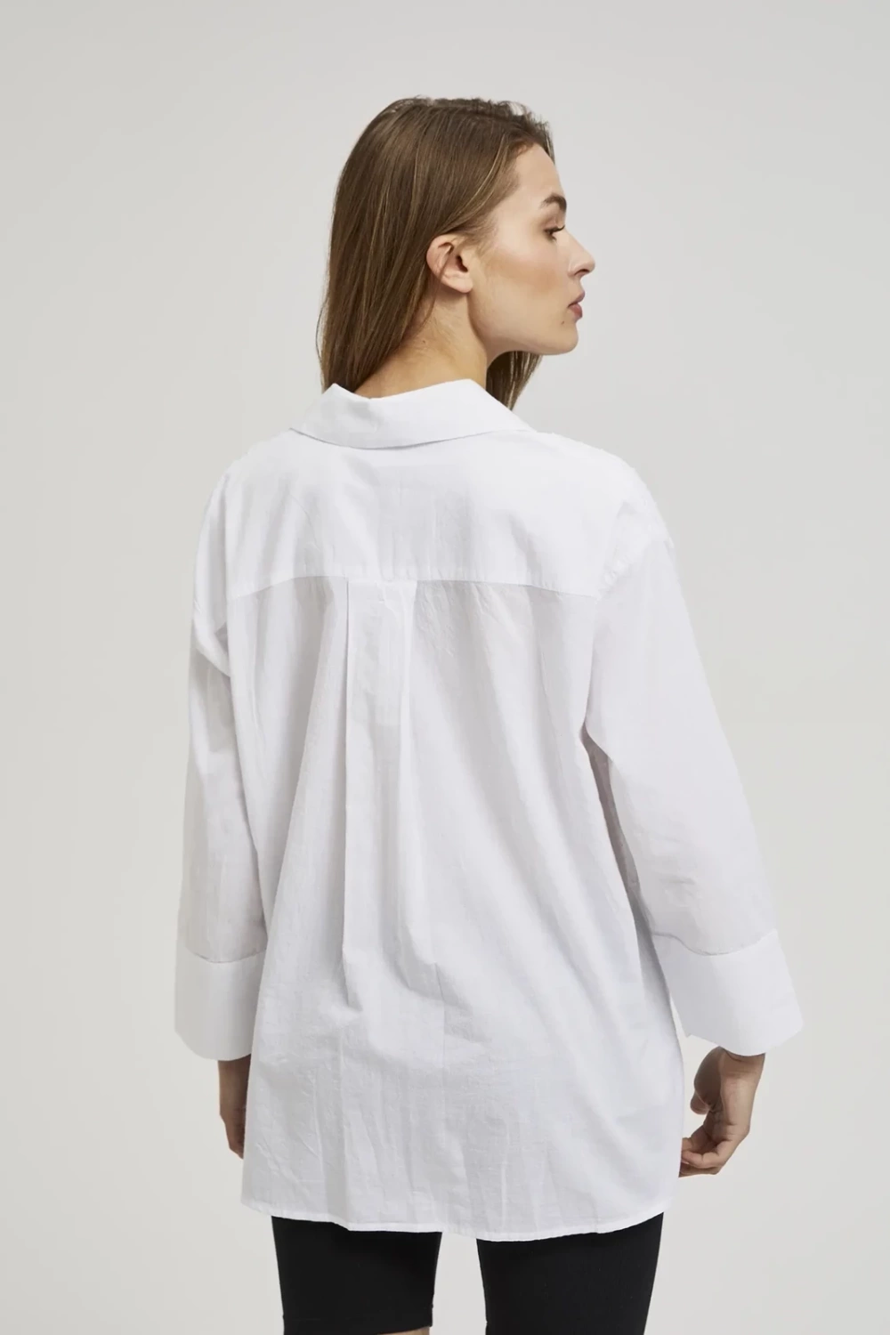 Women's romantic shirt MOODO - white