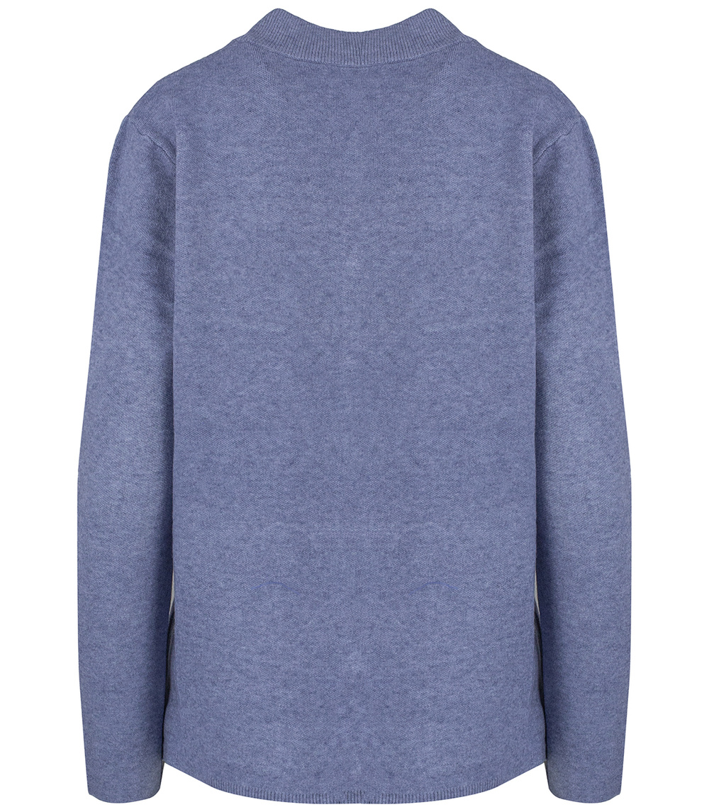 Pri Classic warm thick short cardigan sweater EMILIA decorative buttons