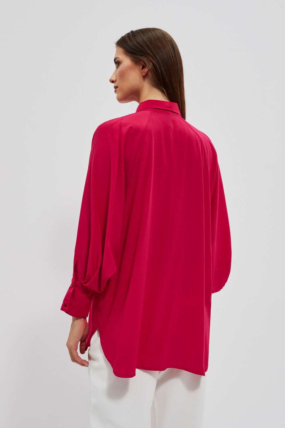 WOMEN'S SHIRT L-KO-4013 STRAWBERRY