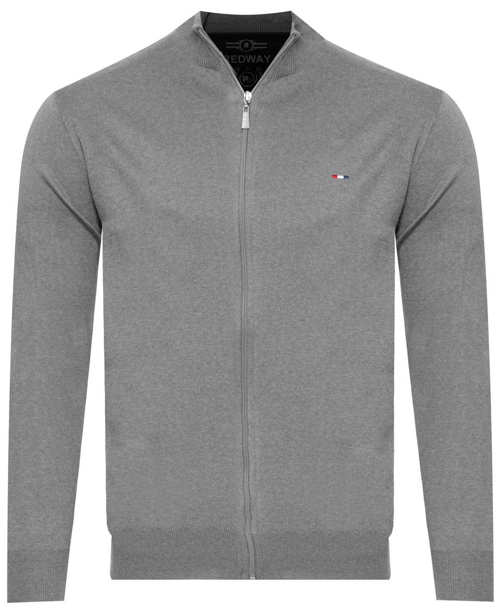 Мъжки пуловер с отворена врата, бежов