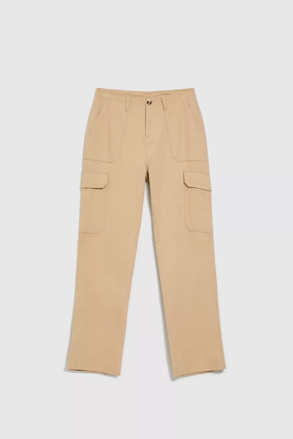 Beige women's trousers