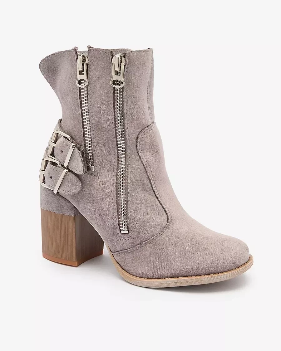 Resti Women&#039;s gray boots with Feirrgo decoration