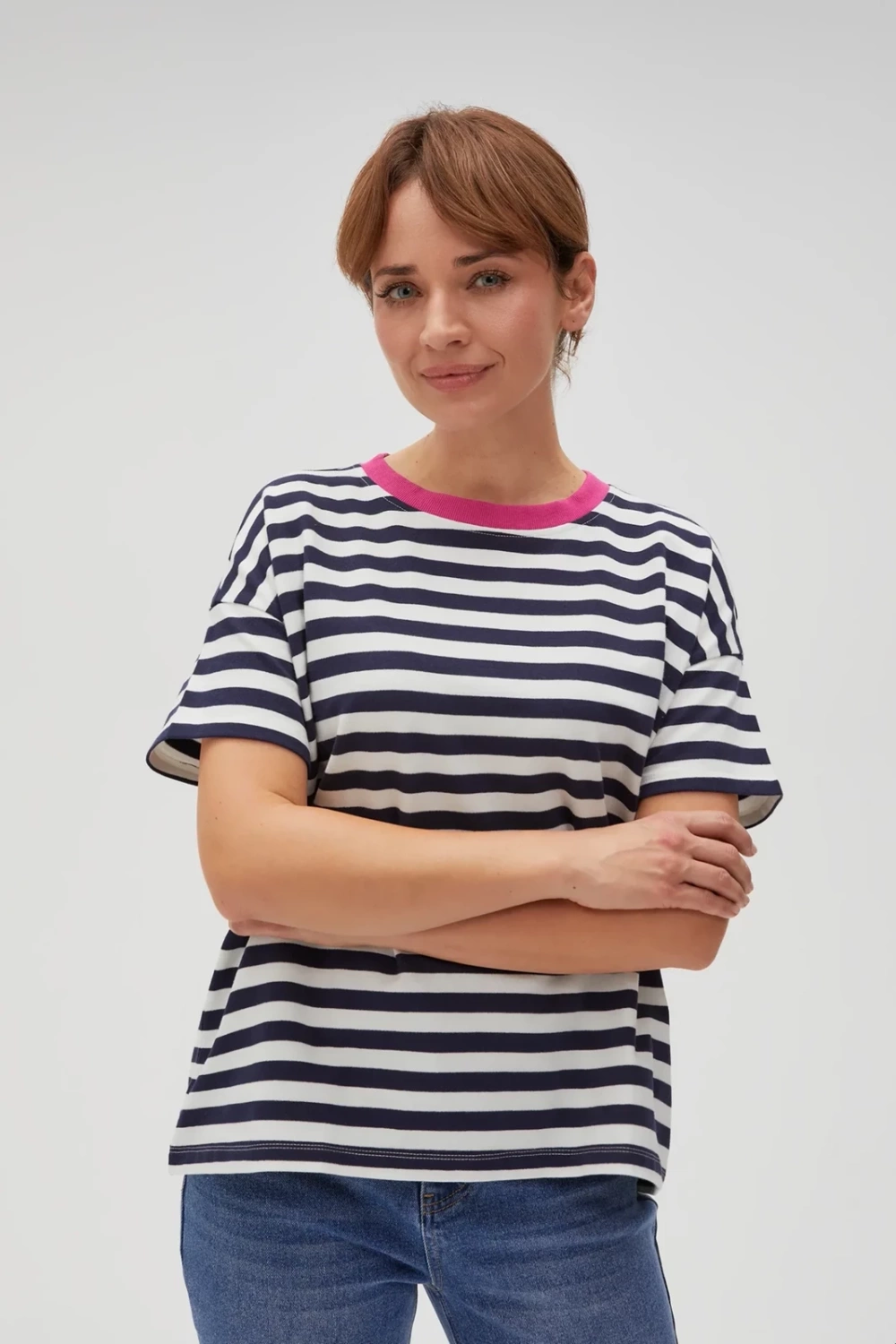Marisse Women&#039;s Sweatshirt L-Bl-4605 Navy