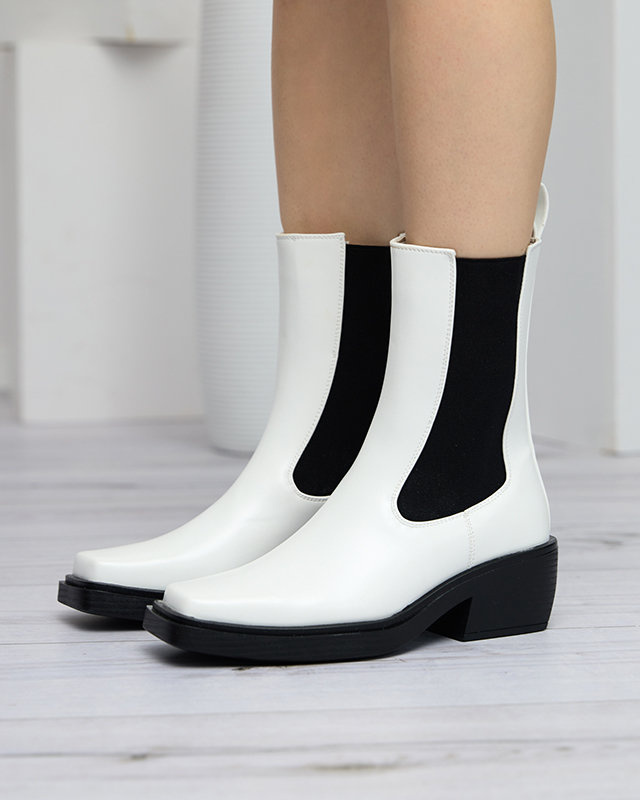 Resti White women&#039;s high slip boots Darran - Footwear