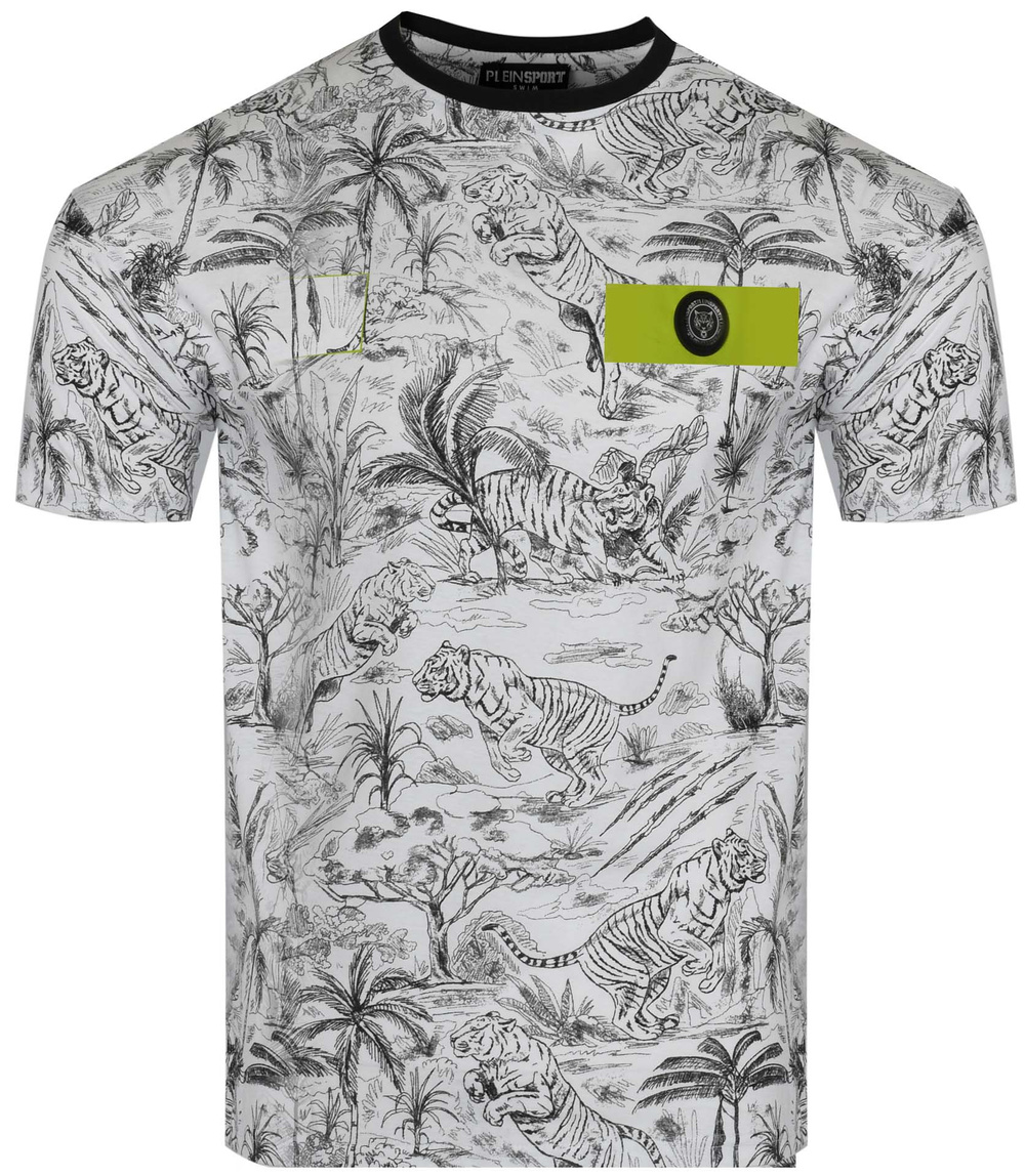 PLEIN SPORT - Бяла тениска