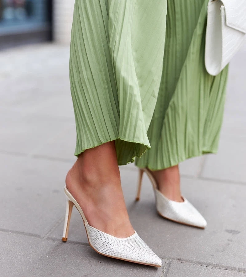 D/CEO Orange neon Lorine stiletto pumps