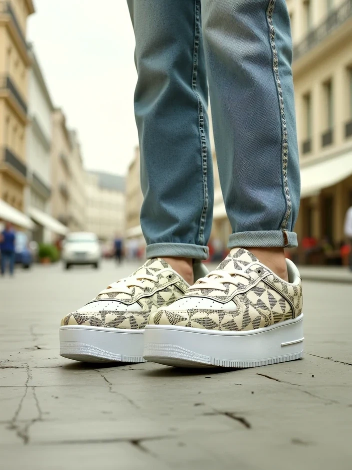 Resti Women's sports shoes with Ozofio print
