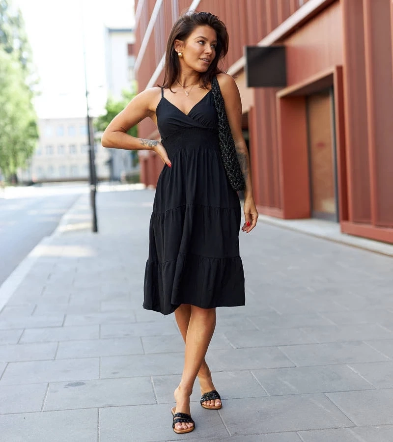 Gemre Rochie neagră evazată de Fiorentini