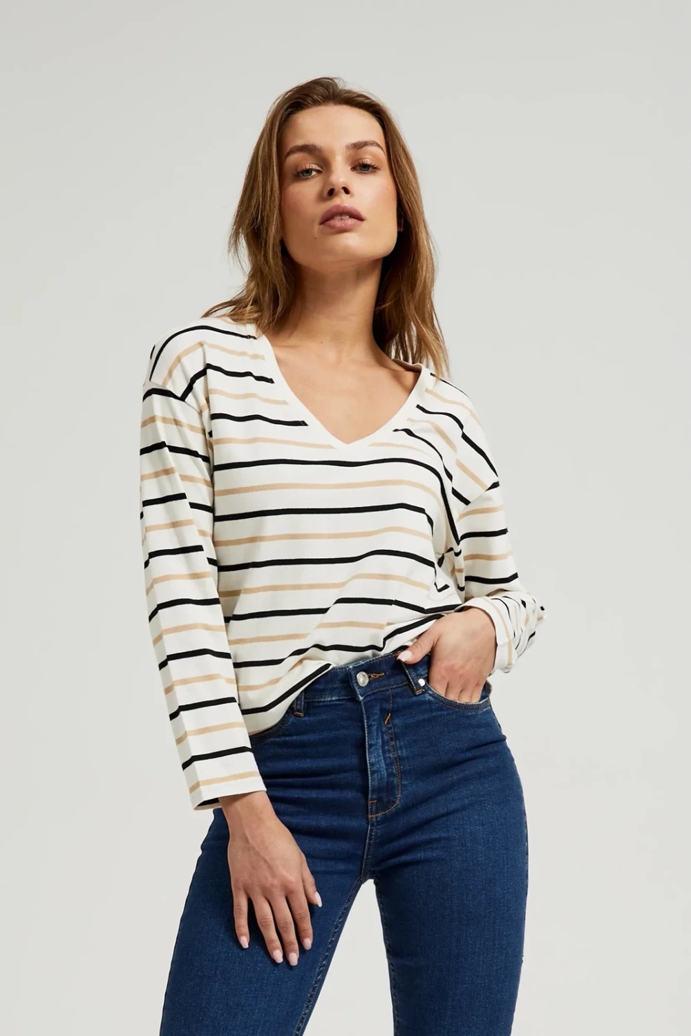 Marisse Women&#039;s Blouse Z-Ts-4503 Off White