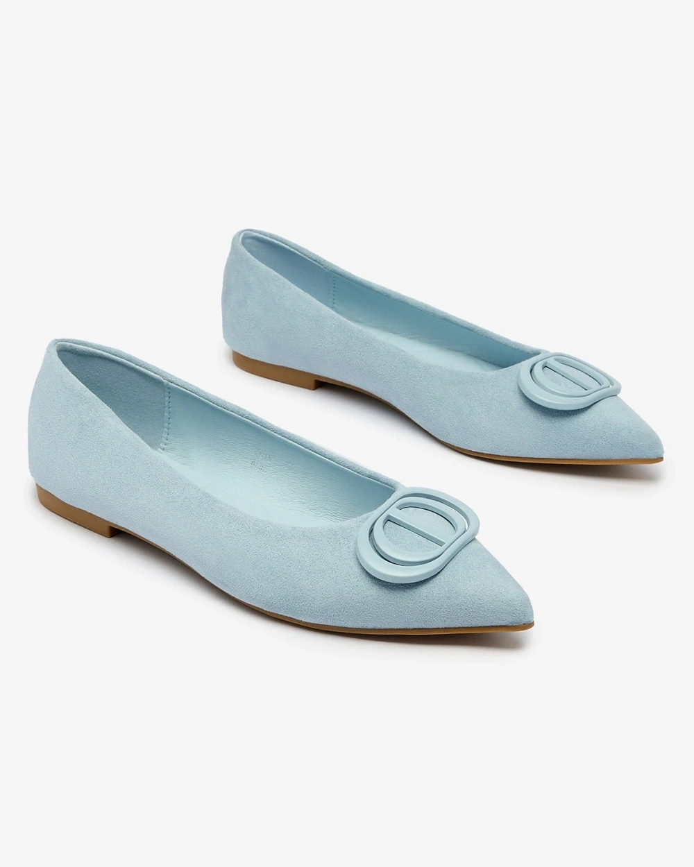 Resti Blue women&#039;s pointed-toe ballerinas with embellishment on the nose Tidita