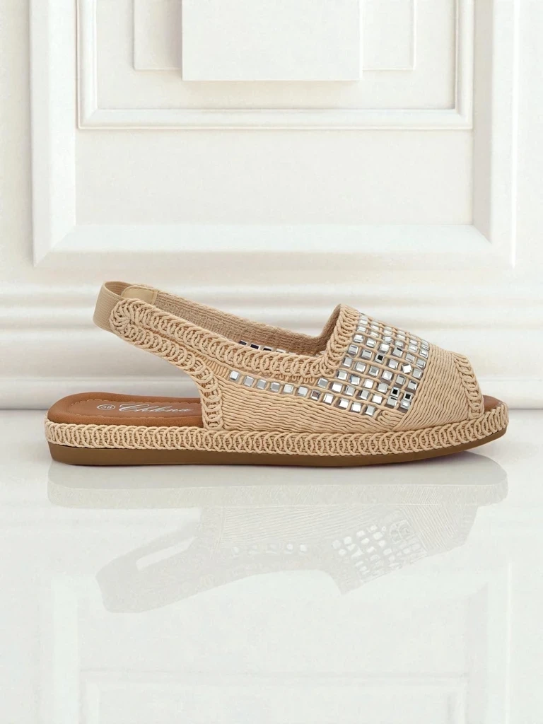 Resti Women&#039;s espadrille sandals with rhinestones Belle Sparkle