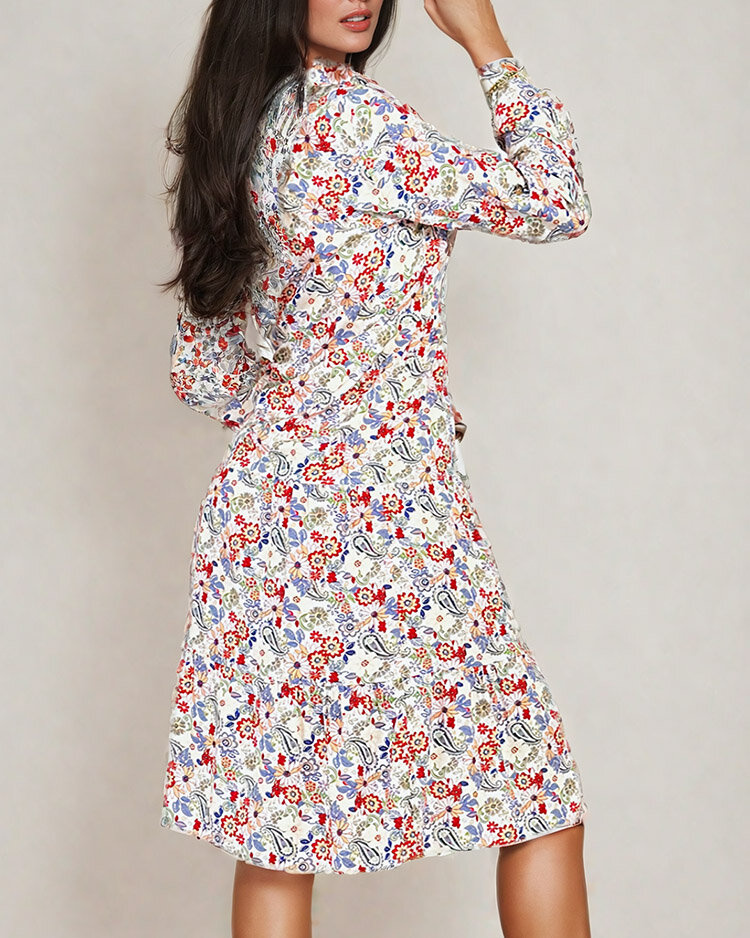 Resti Women's midi patterned dress