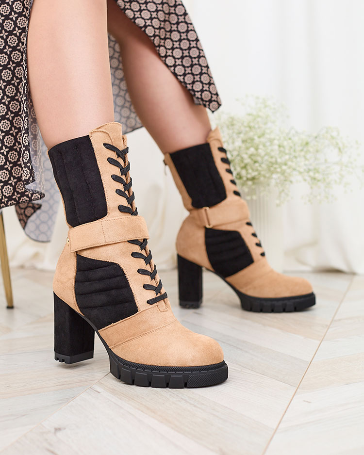 Resti Light brown women's insulated Sehhra post boots