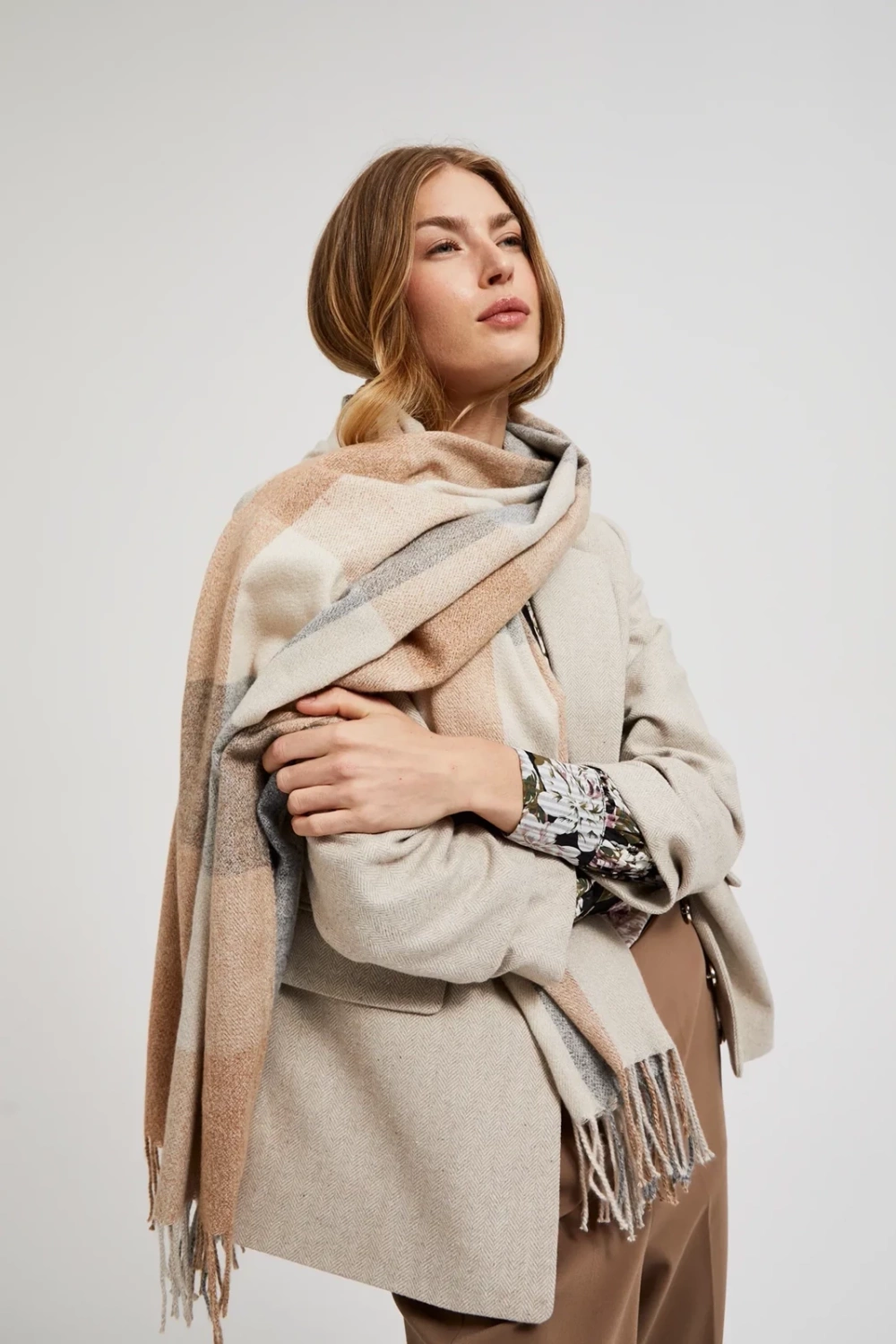 Marisse Women's Scarf Z-Sz-4500 Beige
