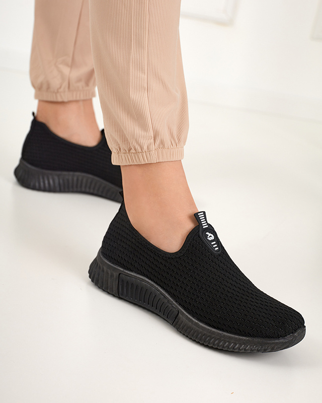 Resti Black Banila Women&#039;s Slip-On Trainers - Footwear