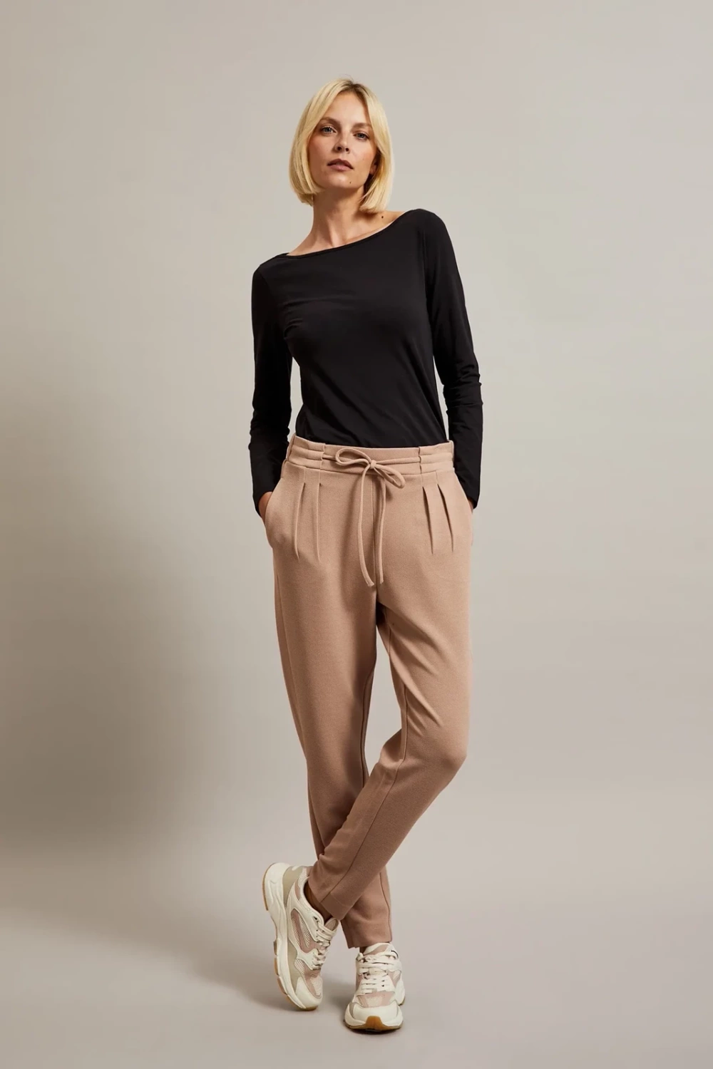 Marisse Women's Trousers Z-Sp-4506 L.Brown