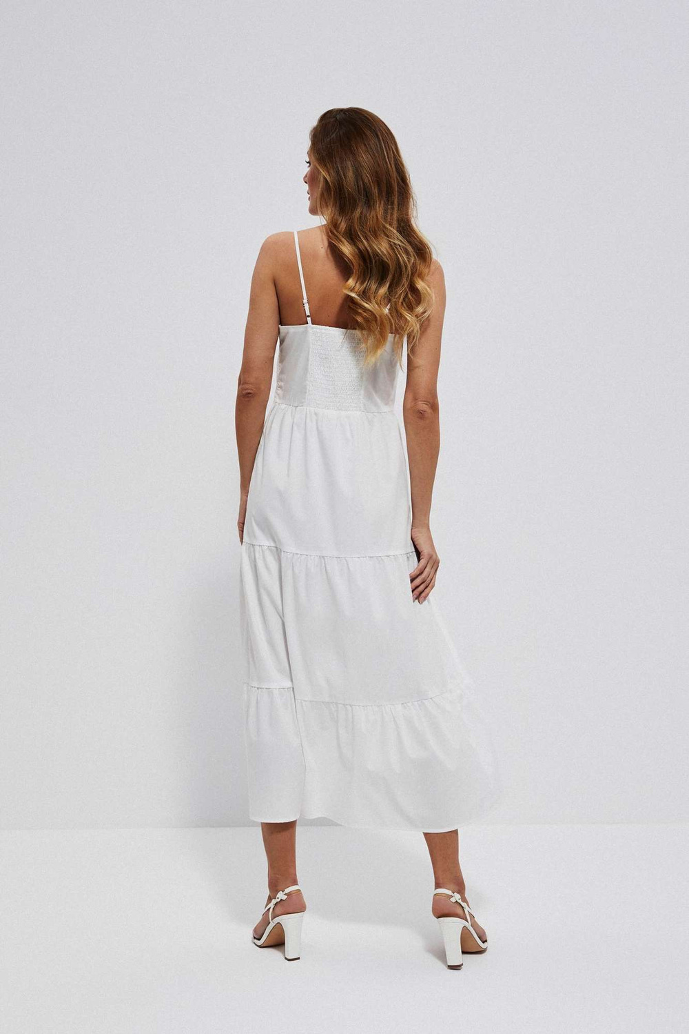 Marisse Strappy Dress L-Su-3765 Off White