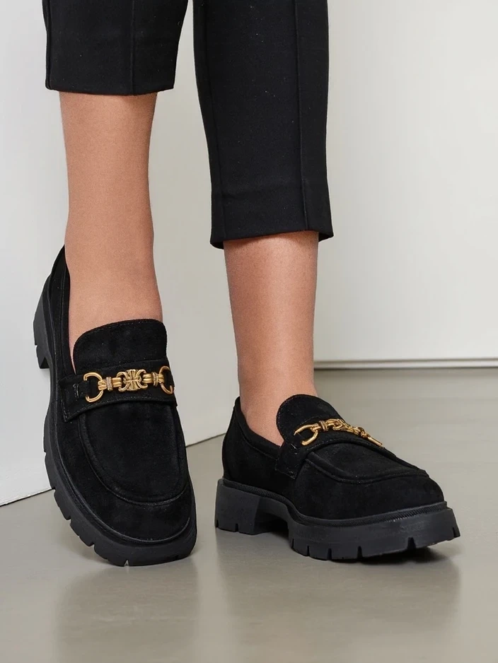 Resti Women's eco suede loafers Emmite