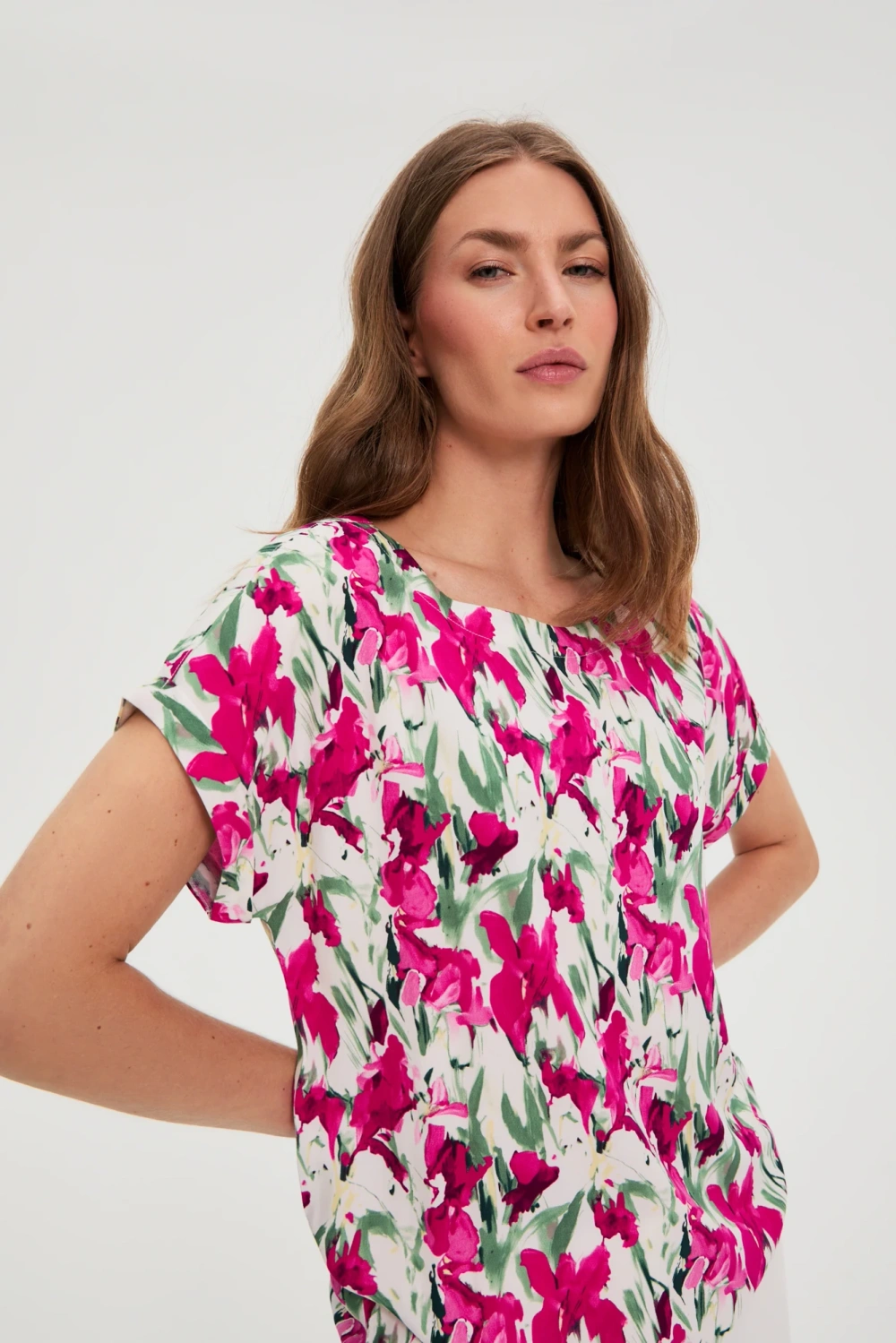 Marisse dámska košeľa L-KO-4920 Fuchsia