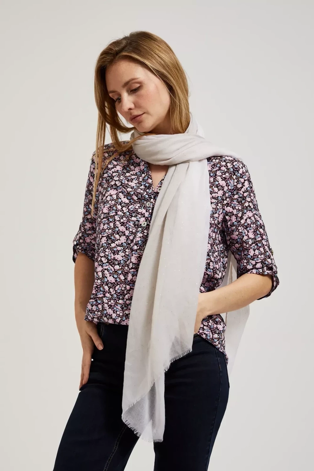 Marisse Women&#039;s Summer Scarf L-Sz-4307 L.Pink