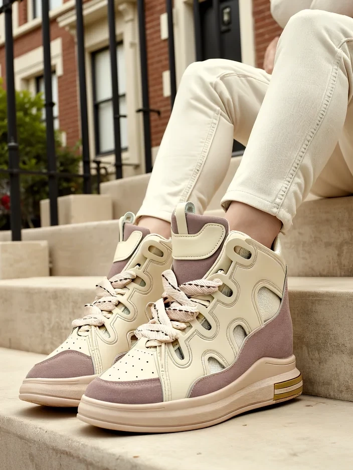 Resti High sports shoes for women with a hidden wedge Oblaffi