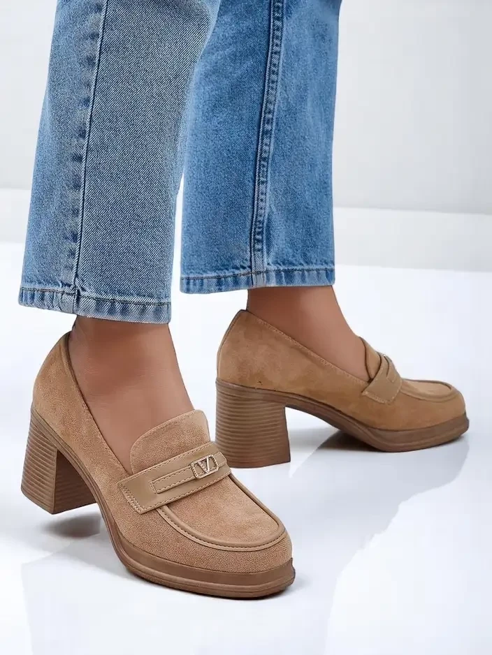 Resti women’s block-heel loafers Evelay