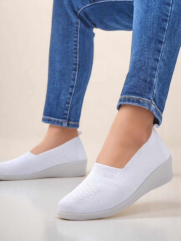 Resti Women's moccasins on a low wedge Epoles