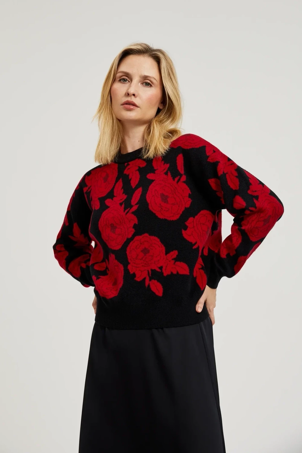 Marisse Women&#039;s Sweater Z-Sw-4537 Black