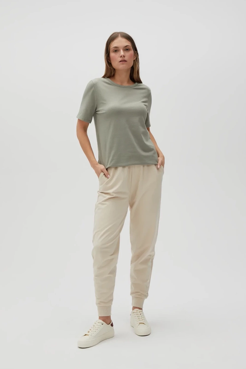 Marisse Women's T-Shirt L-Ts-4624 Olive