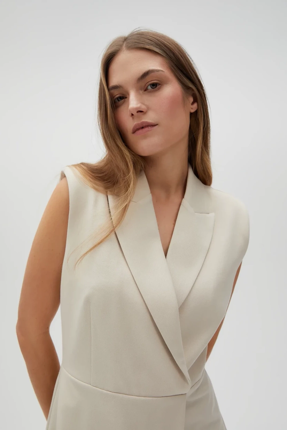 Marisse Women's Dress L-Su-4633 L.Beige