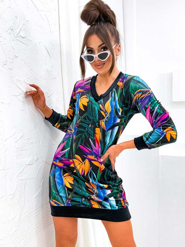 Resti Women's mini dress with original pattern