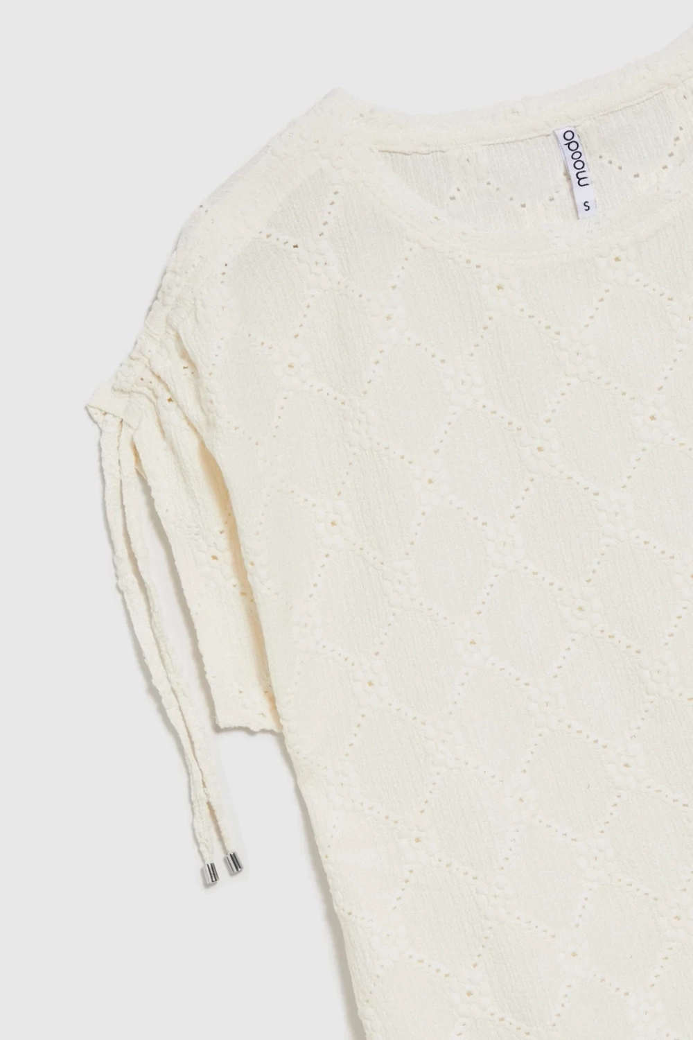 Marisse Openwork Ecru Blouse