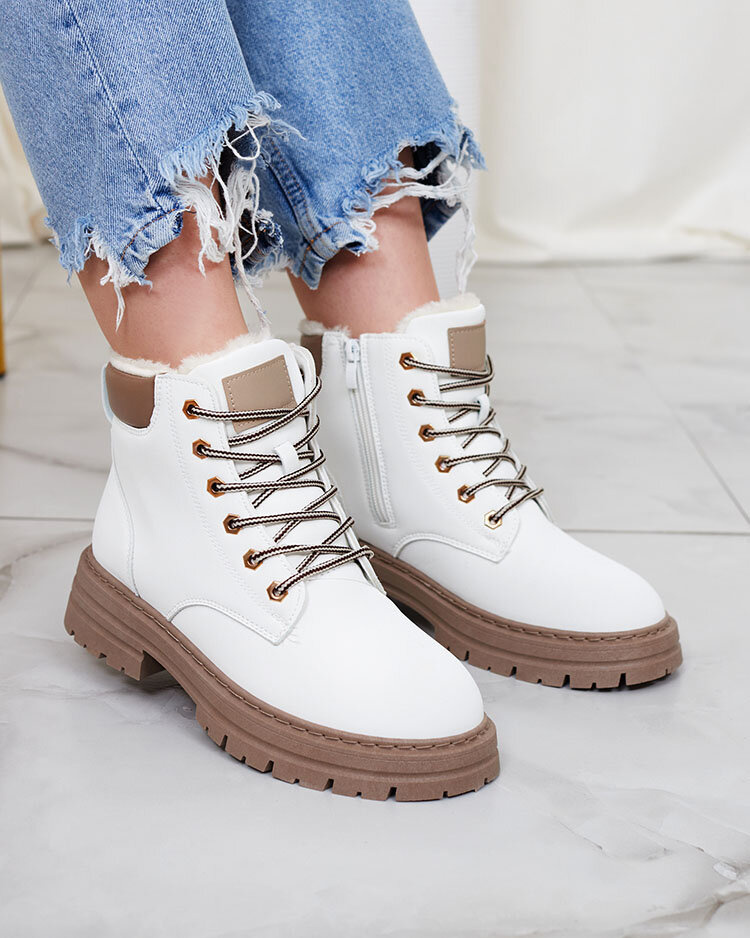 Resti White women&#039;s insulated trapper boots Radoras