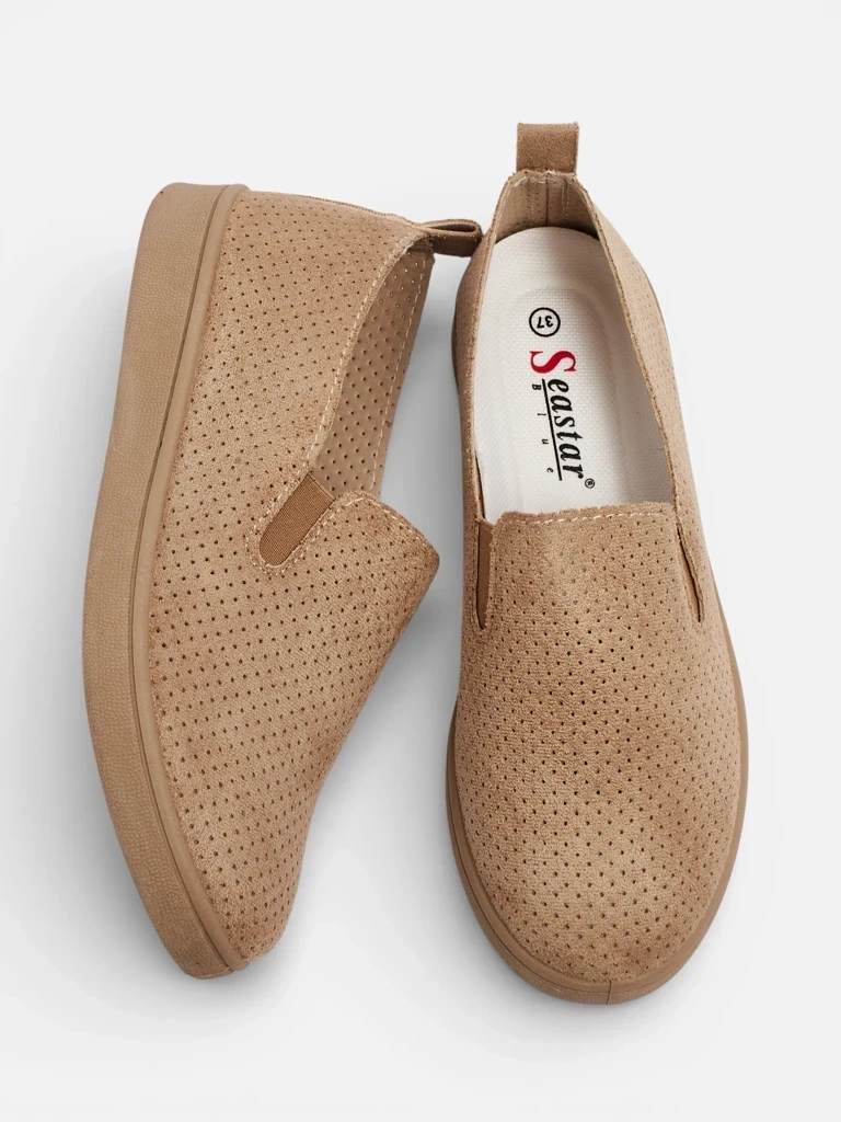 Dámske slip-on topánky Resti Openwork
