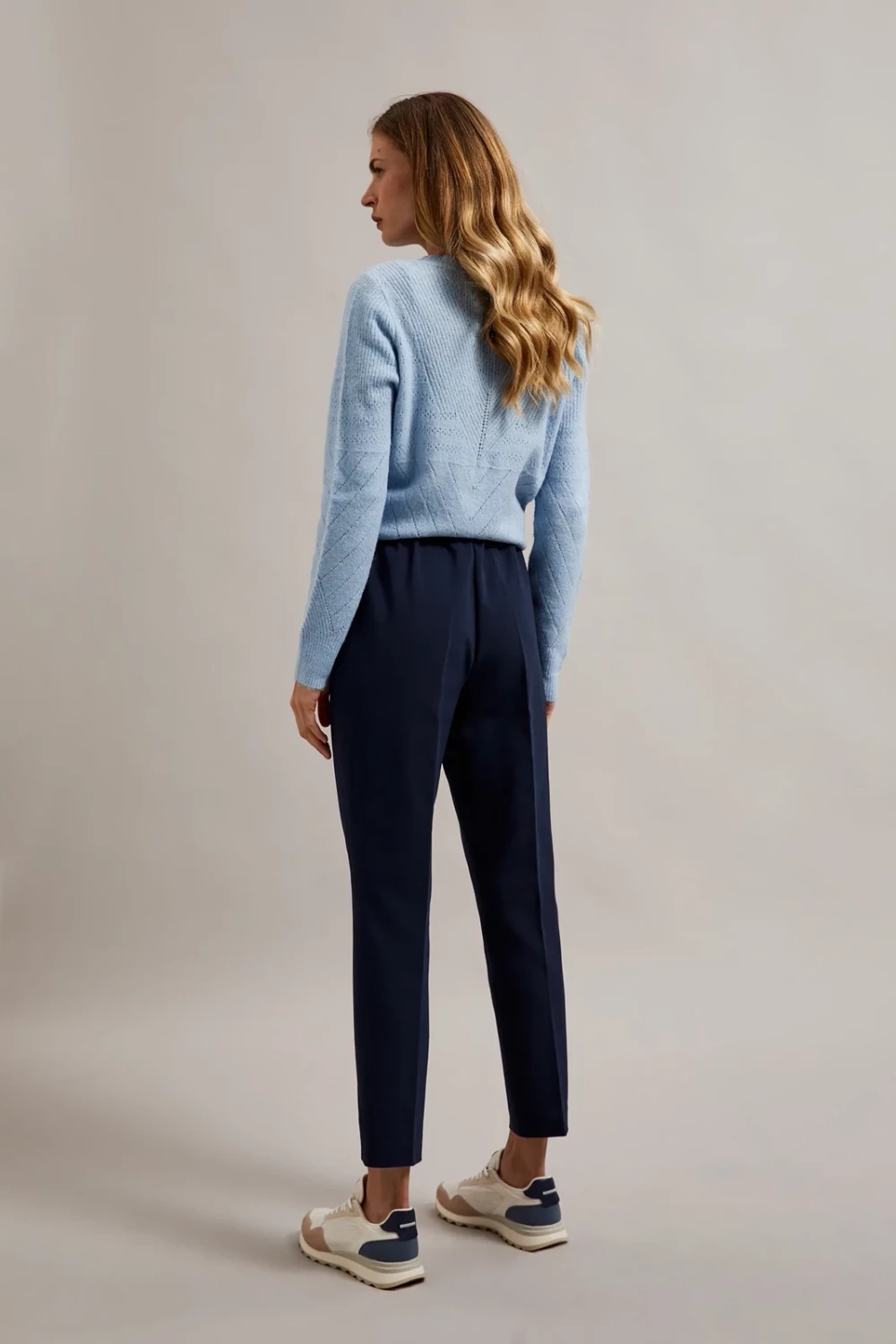 Marisse Women's Trousers Z-Sp-4522 Navy