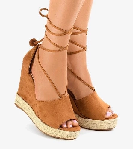 primohurt Beżowe mokasyny na platformie beżowe loafersy damskie