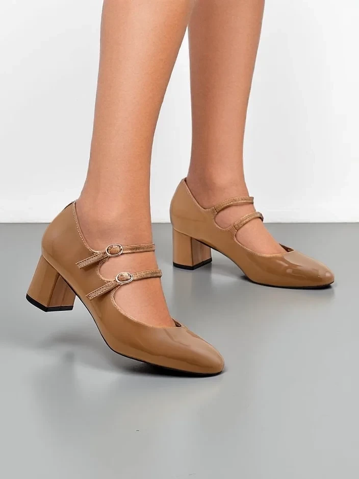 Resti Patent women&#039;s heeled pumps with straps Ovigs