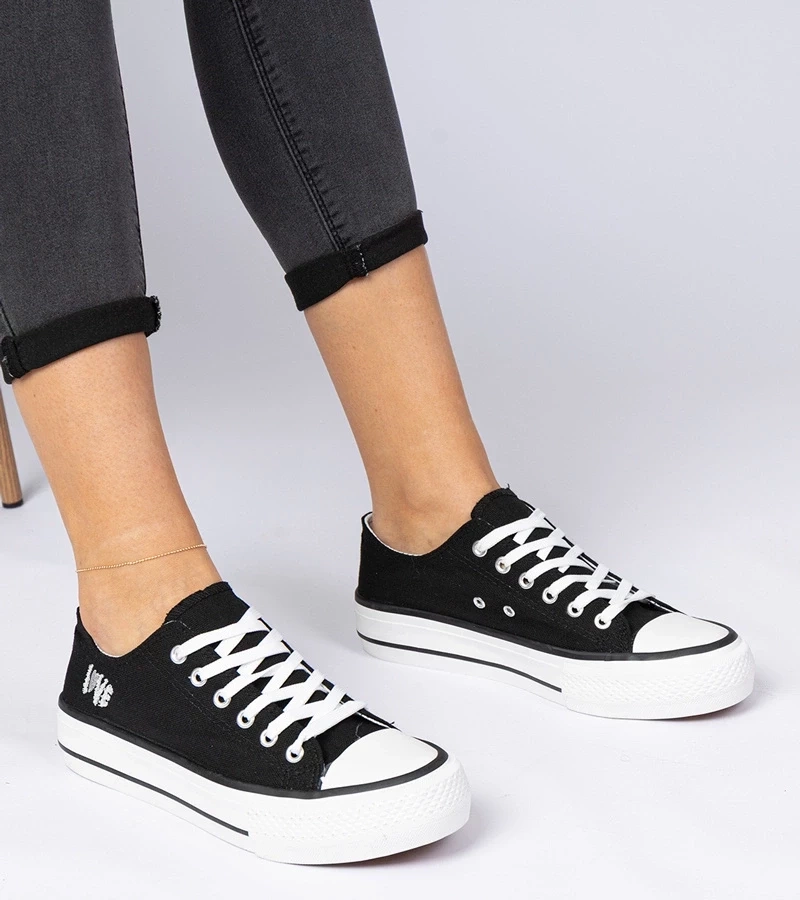 Gemre Adidași clasici negri de damă Ellana