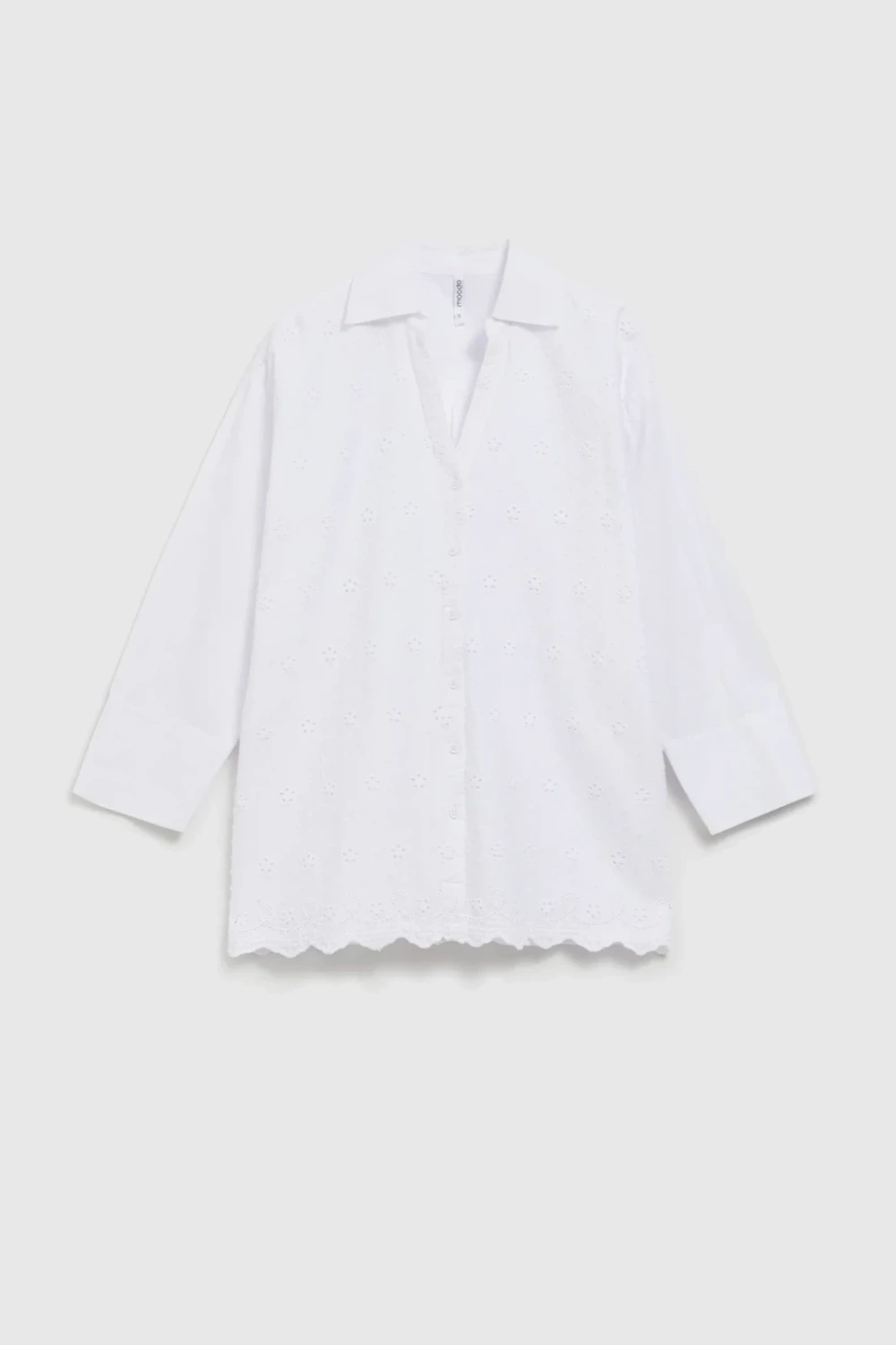 Women's romantic shirt MOODO - white