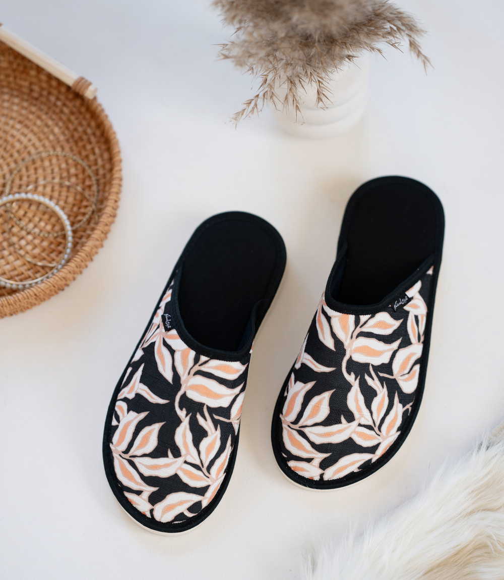 Дамски чехли Natural Style NS-068b Черни