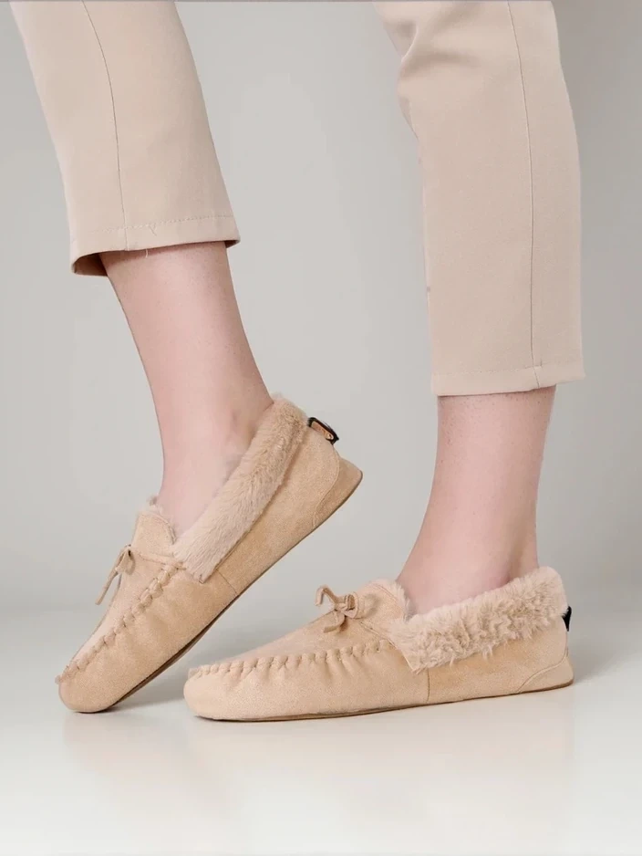 Resti Women's moccasins with fur Ahtikes