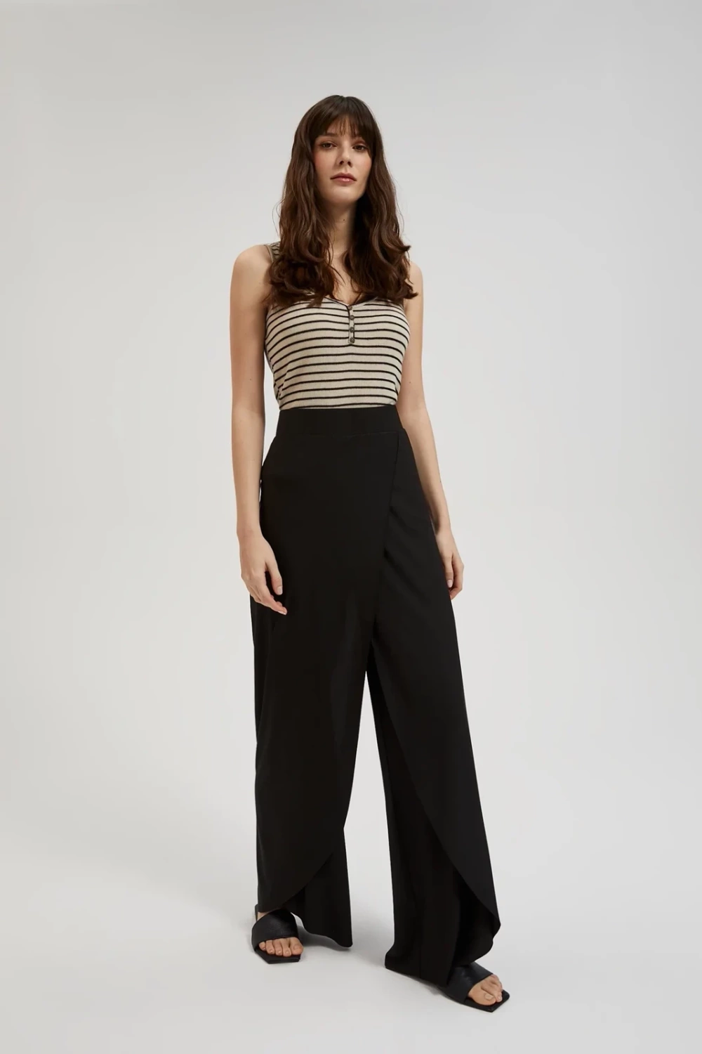 Women's summer trousers MOODO - black